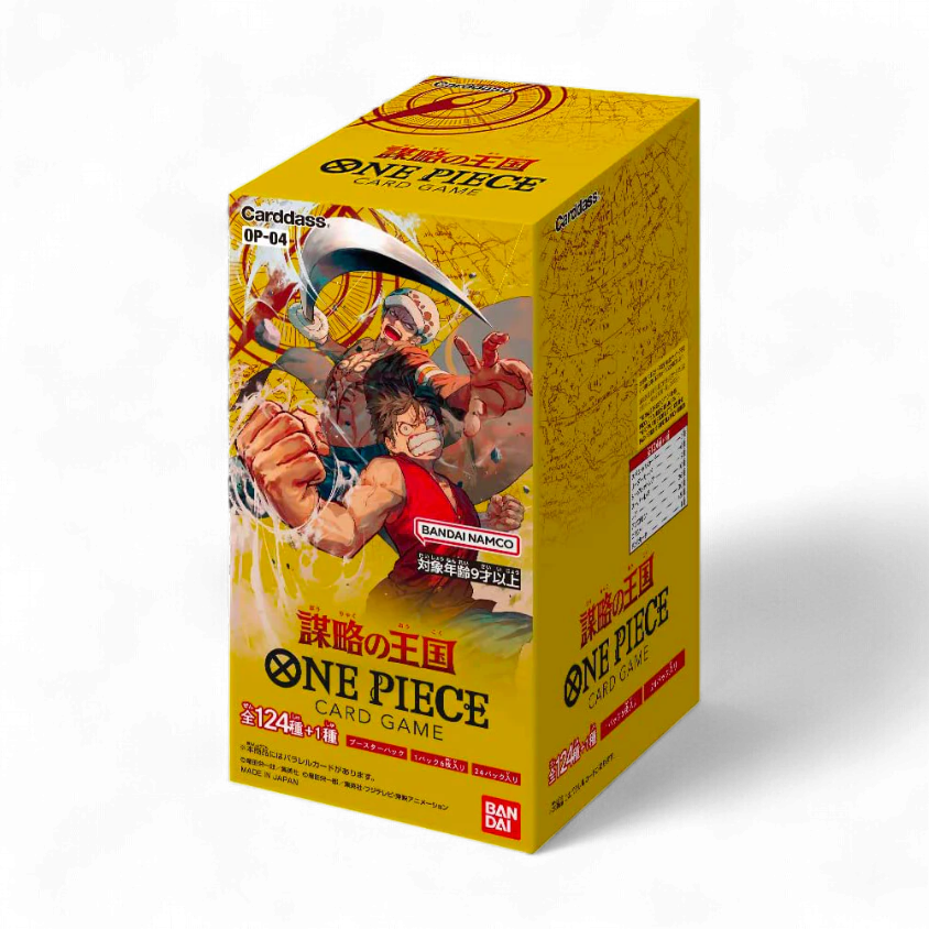 One Piece Card Game OP04 Kingdoms of Intrigue Booster Display Japanisch