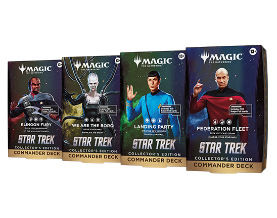 MAGIC: THE GATHERING TRC "Star Trek Collector's Edition Commander Deck Set" Commander Deck Set EN