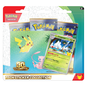 POKÉMON 30C "30th Celebration – Alolan Exeggutor" Tech Sticker Collection EN