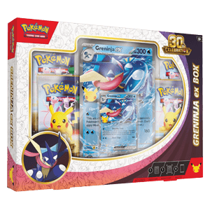 POKÉMON 30C "30th Celebration – Greninja ex" Pokémon ex Box EN